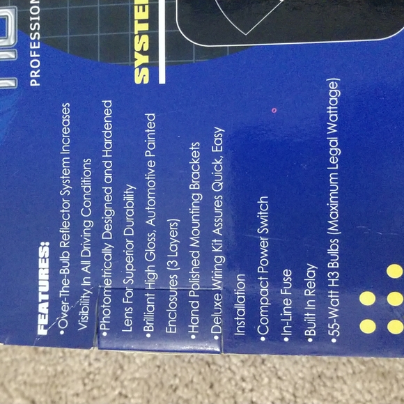 NEW Autopia AL-REG B Xenon White Halogen H3-55 Watt Fog & Driving Lights NIB - Picture 5 of 5